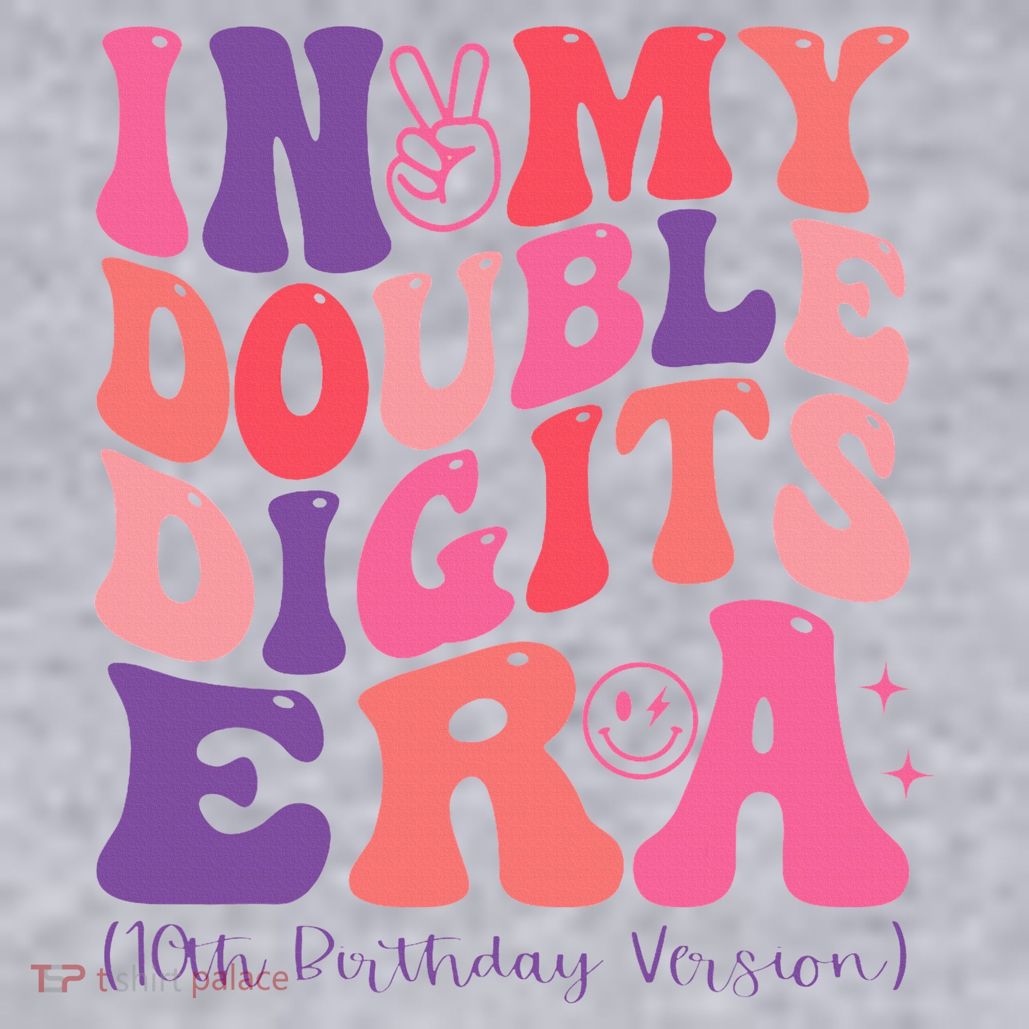 In My Double Digits Era 10th Birthday Women's Sweatshirt