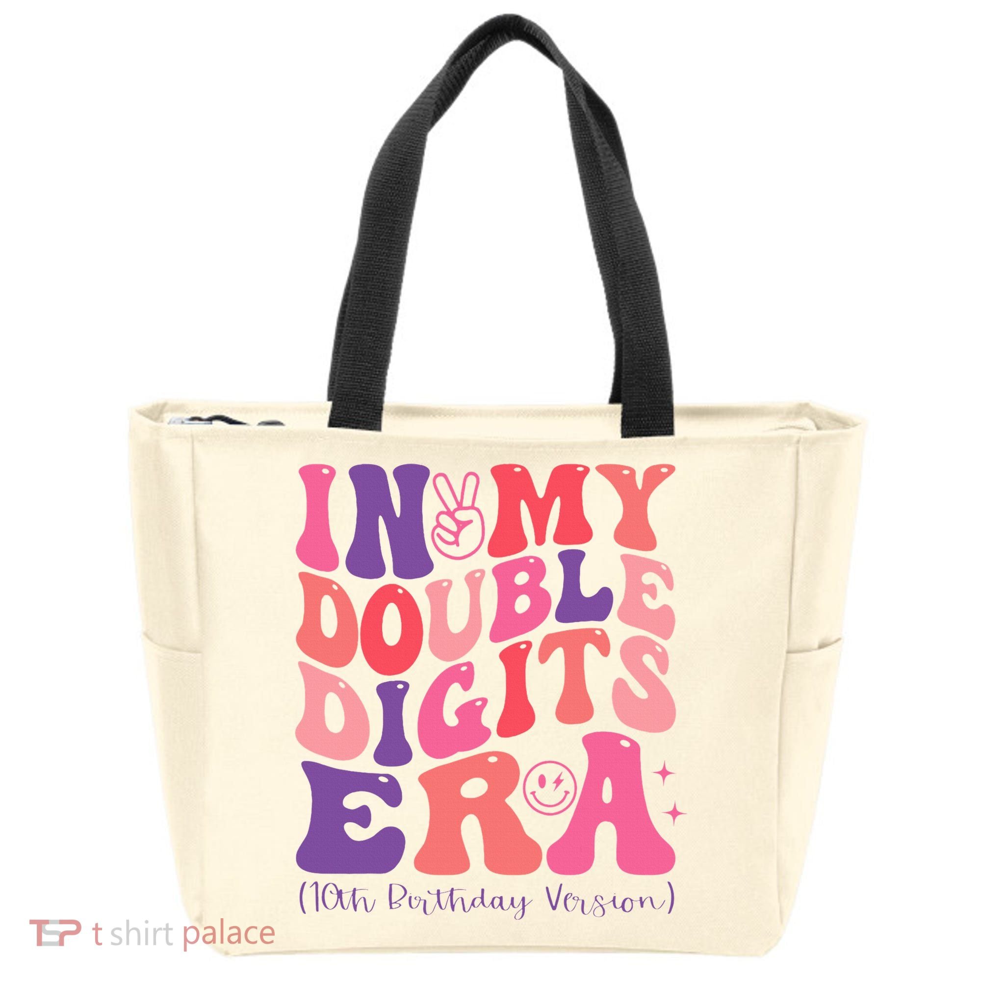 In My Double Digits Era 10th Birthday Tote Bag