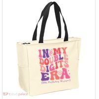In My Double Digits Era 10th Birthday Tote Bag thumb 2