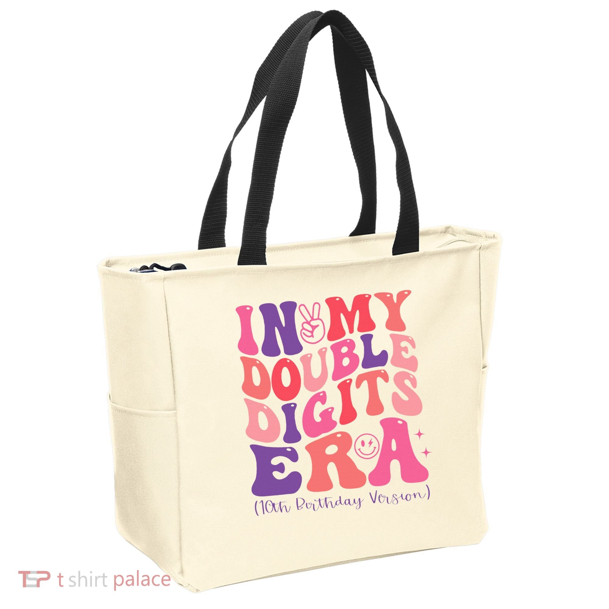 In My Double Digits Era 10th Birthday Tote Bag