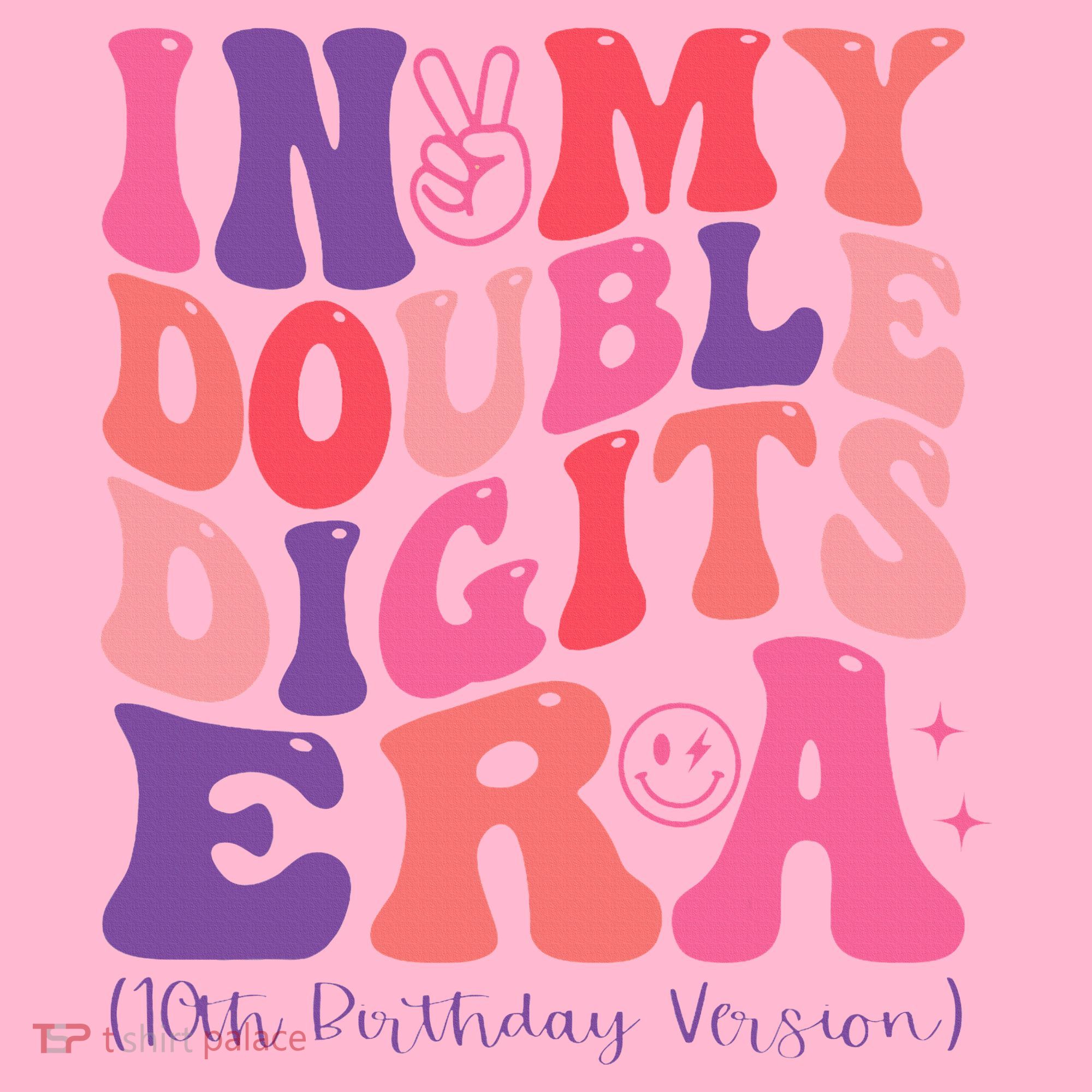 In My Double Digits Era 10th Birthday Coaster