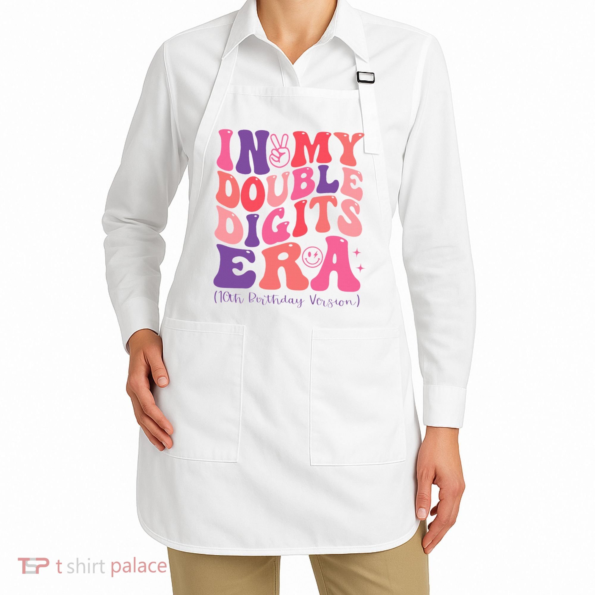 In My Double Digits Era 10th Birthday Apron
