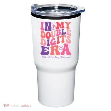 In My Double Digits Era 10th Birthday Tumbler