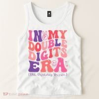 In My Double Digits Era 10th Birthday Tank Top thumb 2