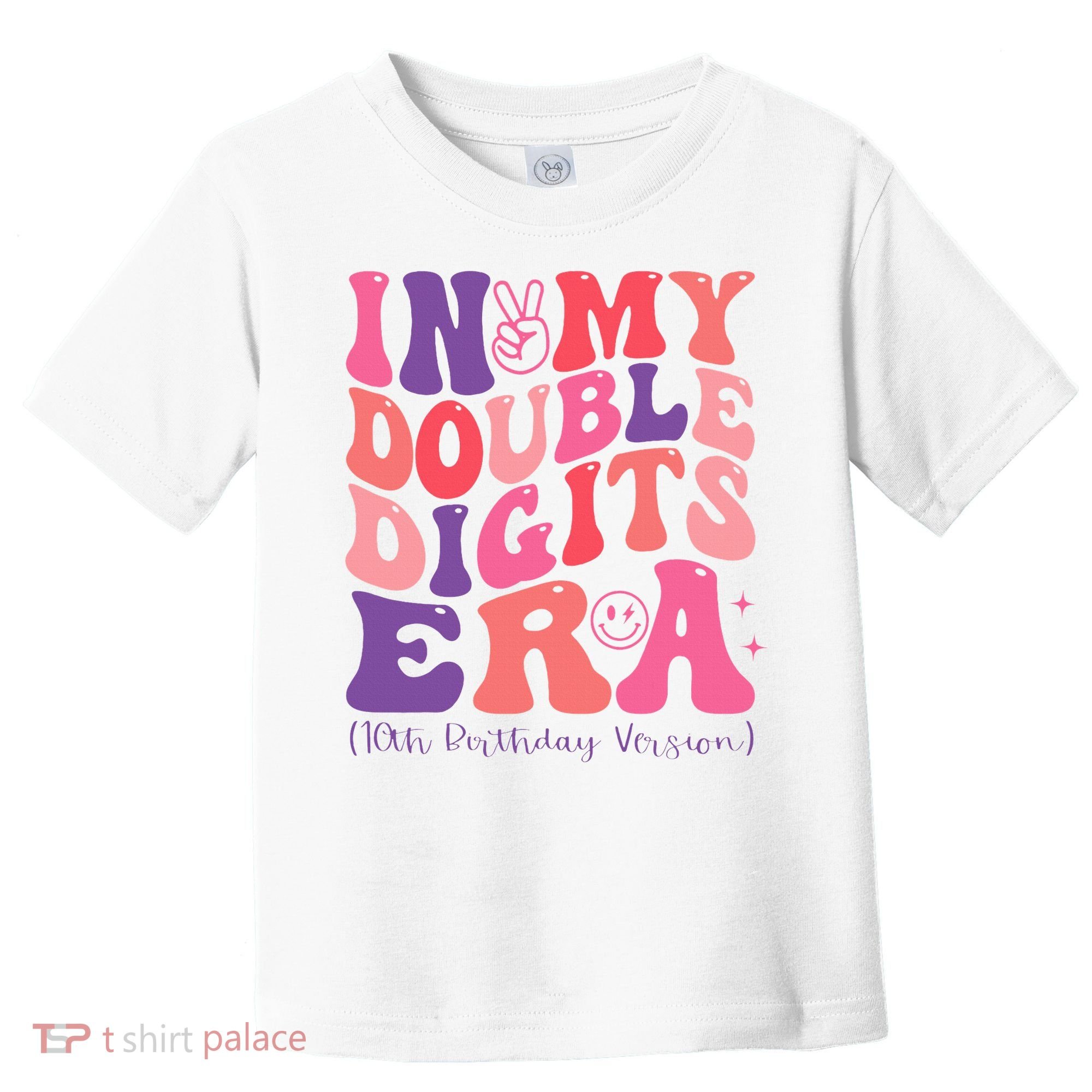 In My Double Digits Era 10th Birthday Toddler T-Shirt