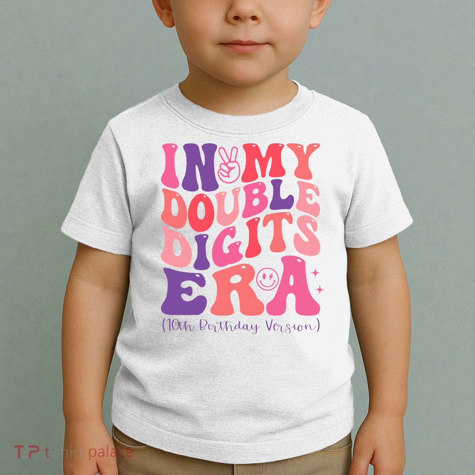 In My Double Digits Era 10th Birthday Toddler T-Shirt