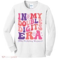 In My Double Digits Era 10th Birthday Kids Long Sleeve Shirt thumb 0