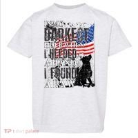 In My Darkest Hour I Reached For A Hand Found A Paw Toddler T-Shirt thumb 0