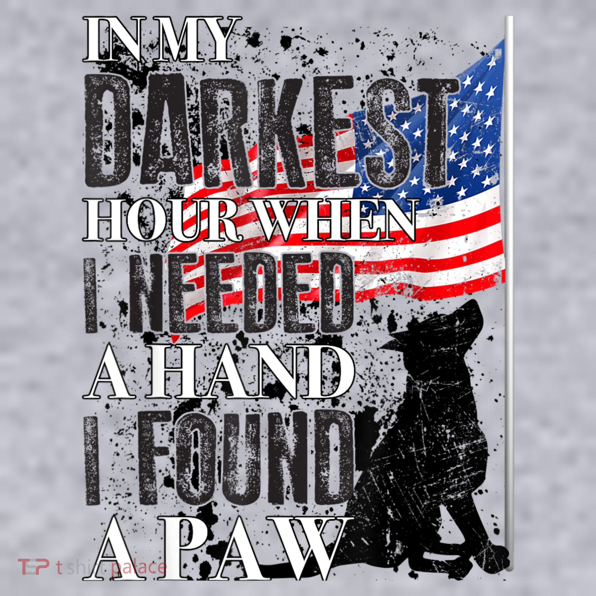 In My Darkest Hour I Reached For A Hand Found A Paw Women's Sweatshirt
