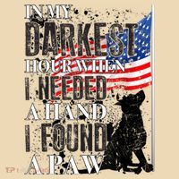 In My Darkest Hour I Reached For A Hand Found A Paw Tote Bag thumb 4