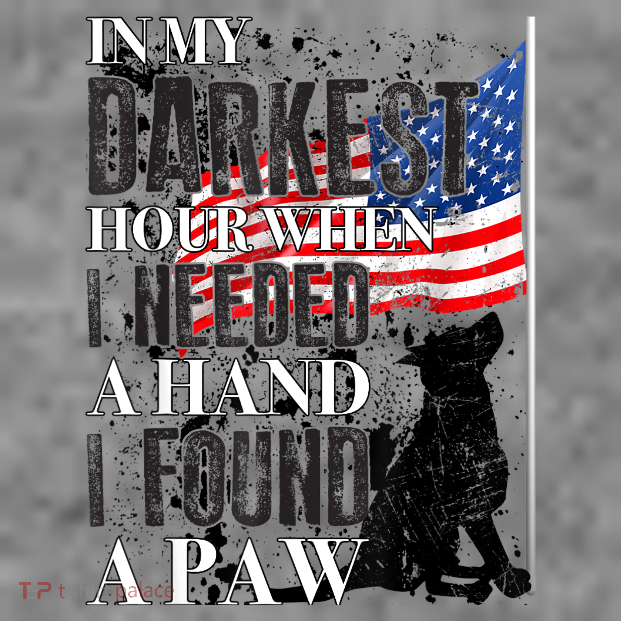 In My Darkest Hour I Reached For A Hand Found A Paw Toddler Hoodie