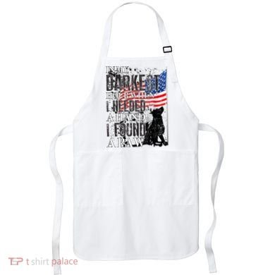 In My Darkest Hour I Reached For A Hand Found A Paw Apron