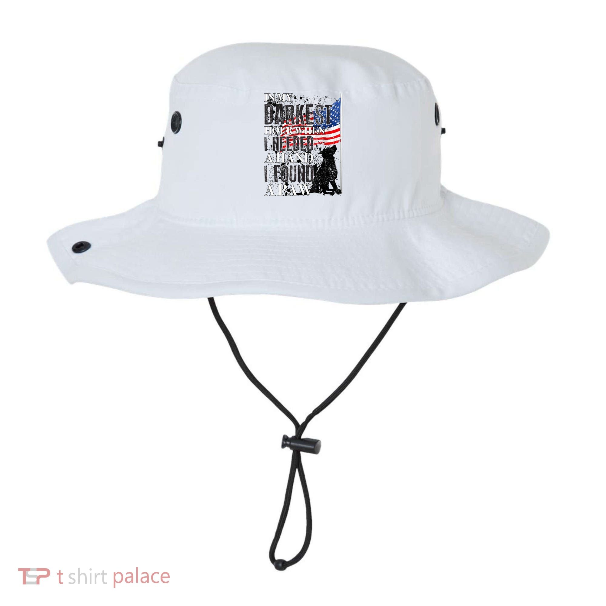 In My Darkest Hour I Reached For A Hand Found A Paw Bucket Hat