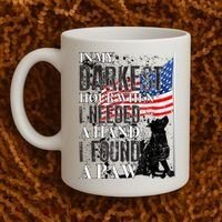 In My Darkest Hour I Reached For A Hand Found A Paw Coffee Mug thumb 2