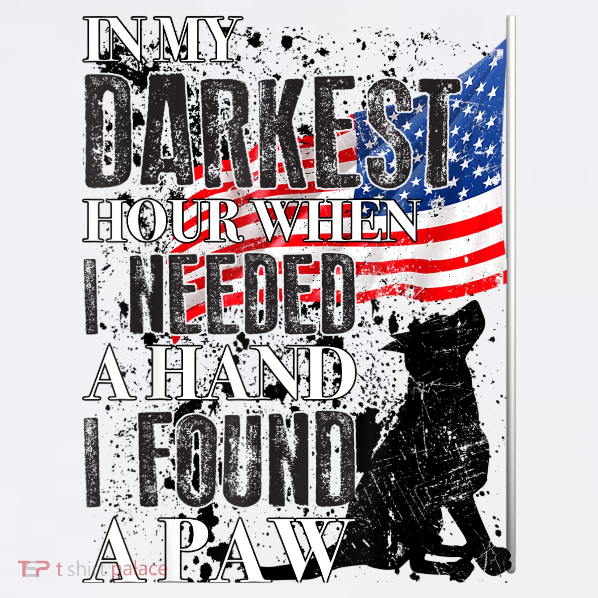 In My Darkest Hour I Reached For A Hand Found A Paw Women's Hoodie