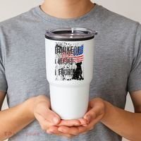 In My Darkest Hour I Reached For A Hand Found A Paw Tumbler thumb 2