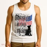 In My Darkest Hour I Reached For A Hand Found A Paw Tank Top thumb 3