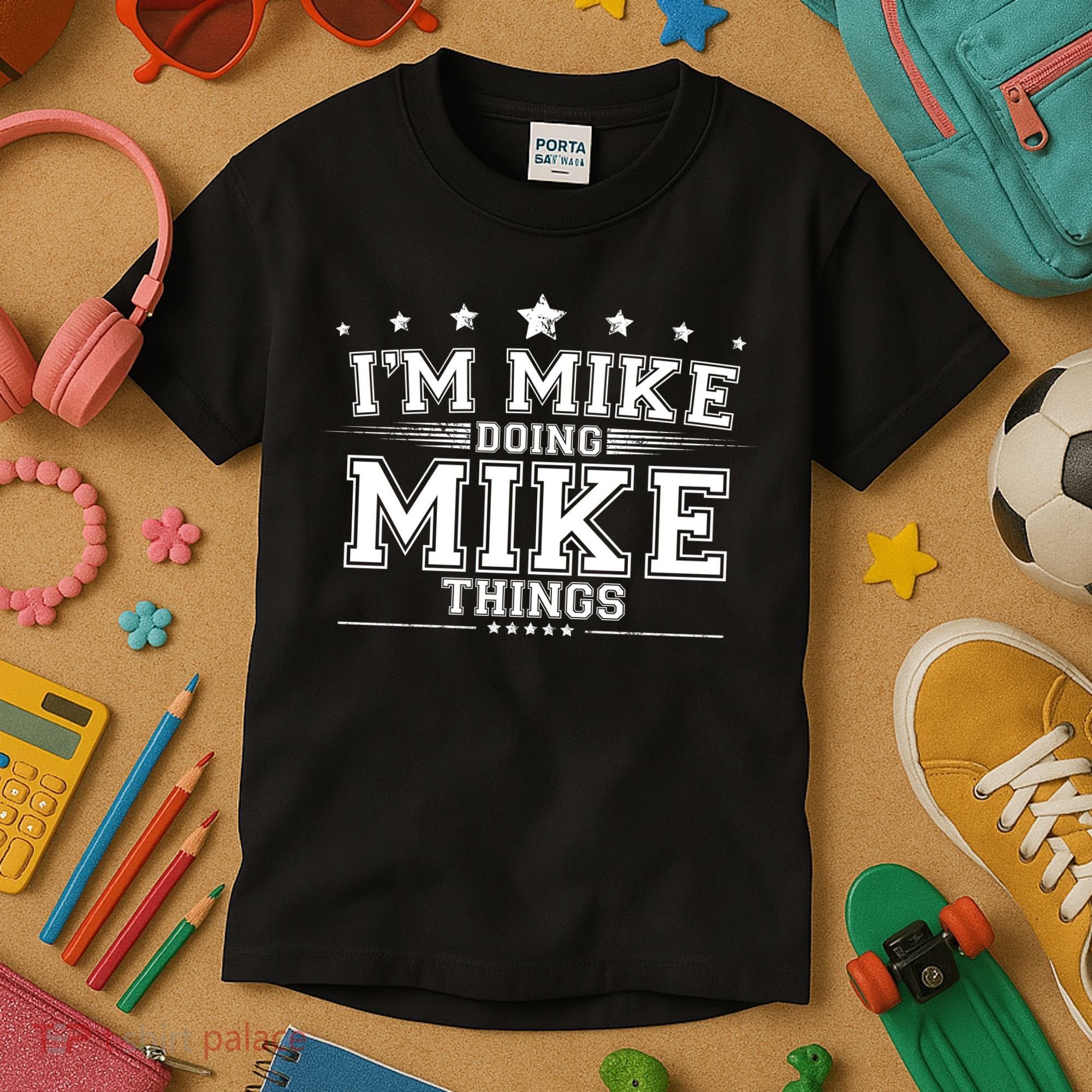 Im Mike Doing Mike Things Kids T-Shirt