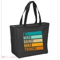 Im Mike Doing Mike Things Funny First Name Tote Bag thumb 2