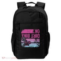 Is My Dirt Bike Ok Funny Motorcycle Dirt Biker Motocross Backpack thumb 0