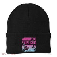 Is My Dirt Bike Ok Funny Motorcycle Dirt Biker Motocross Beanie thumb 0