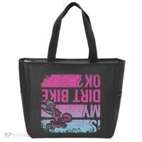 Is My Dirt Bike Ok Funny Motorcycle Dirt Biker Motocross Tote Bag thumb 0