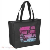 Is My Dirt Bike Ok Funny Motorcycle Dirt Biker Motocross Tote Bag thumb 2