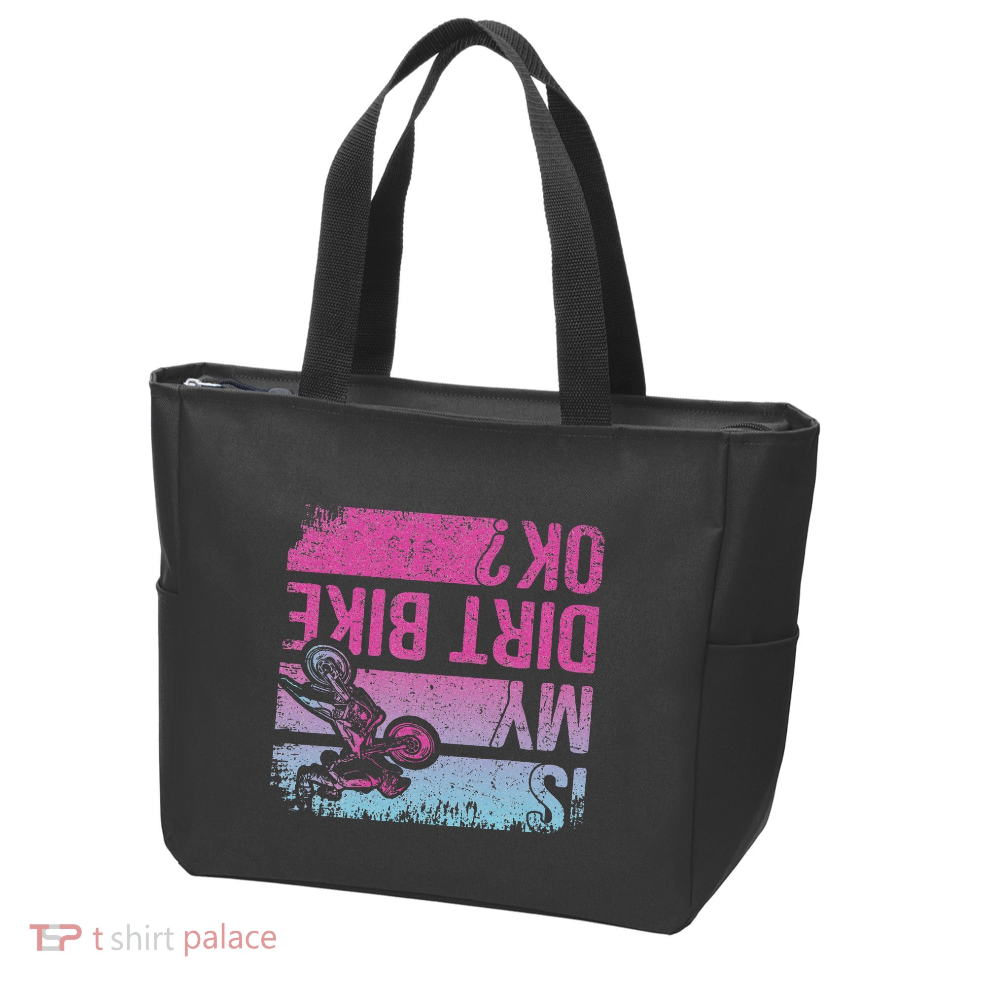 Is My Dirt Bike Ok Funny Motorcycle Dirt Biker Motocross Tote Bag