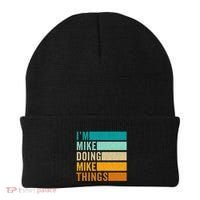 I'm Mike Doing Mike Things Funny First Name Beanie thumb 0