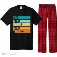 I'm Mike Doing Mike Things Funny First Name Pajama Set thumb 0