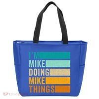 I'm Mike Doing Mike Things Funny First Name Tote Bag thumb 0