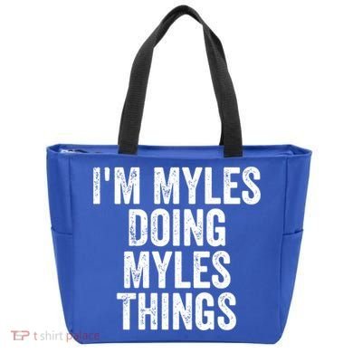 I'm Myles Doing Myles Things Gift Personalized First Name Gift Tote Bag