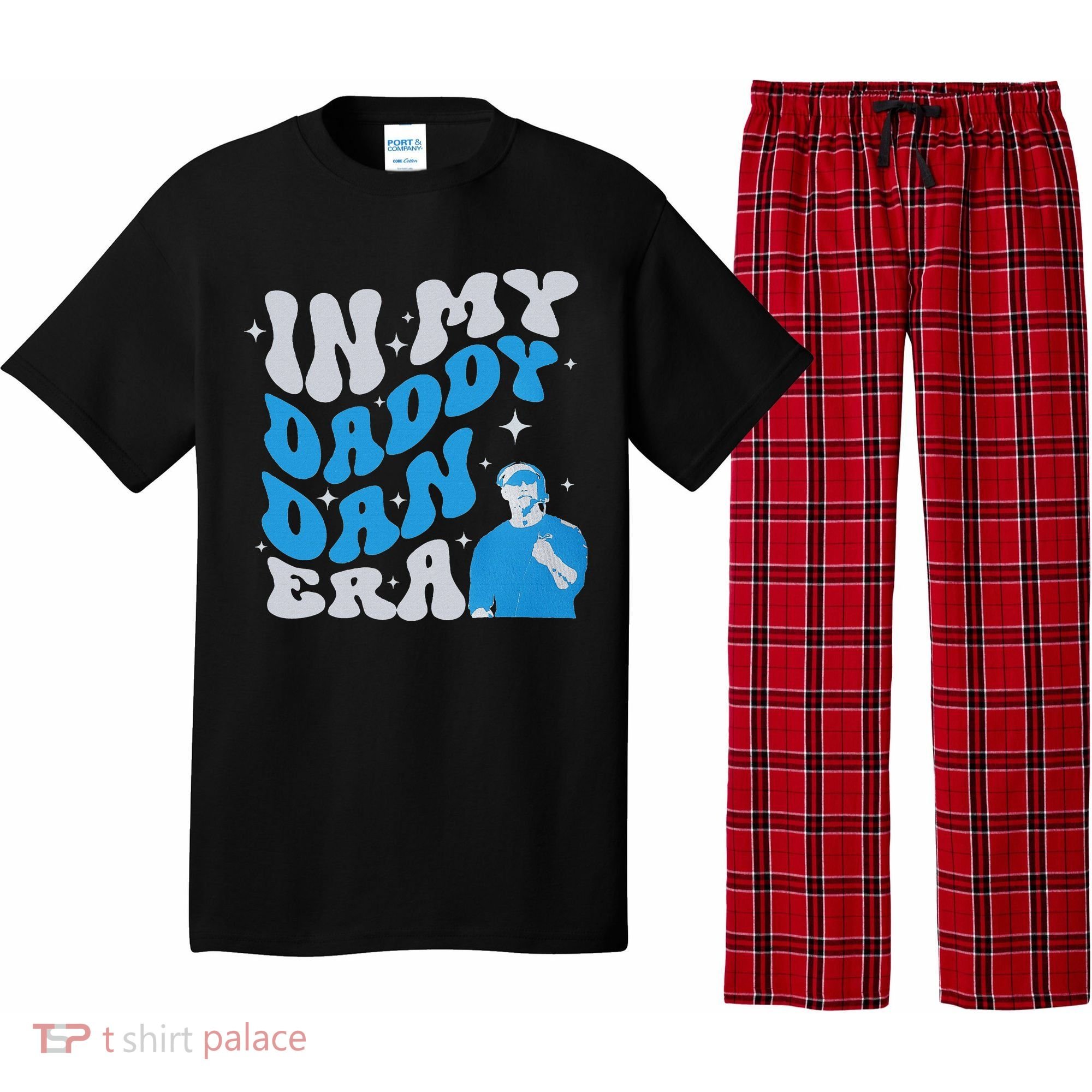 In My Daddy Dan Era Detroit Game Day Pajama Set