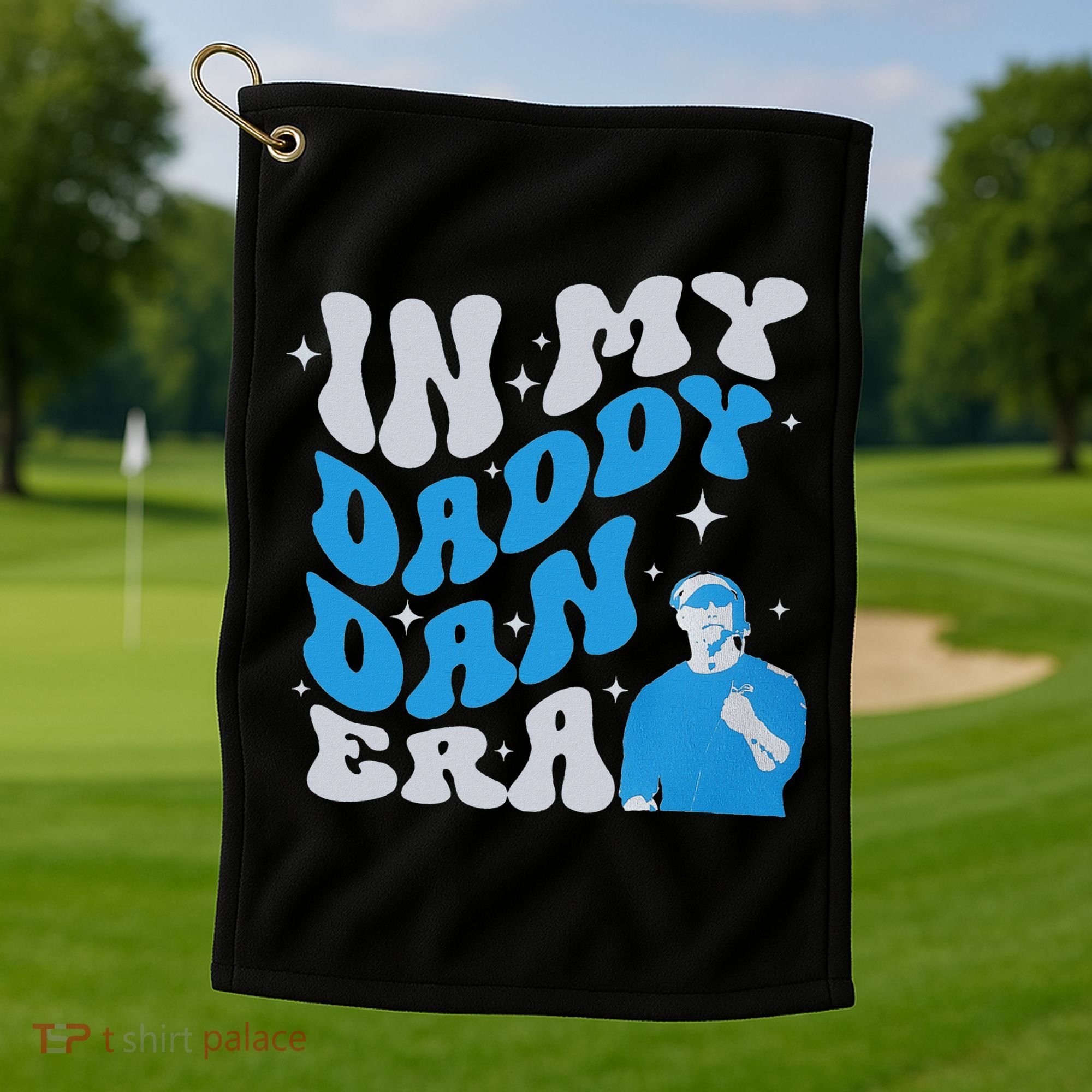 In My Daddy Dan Era Detroit Game Day Golf Towel