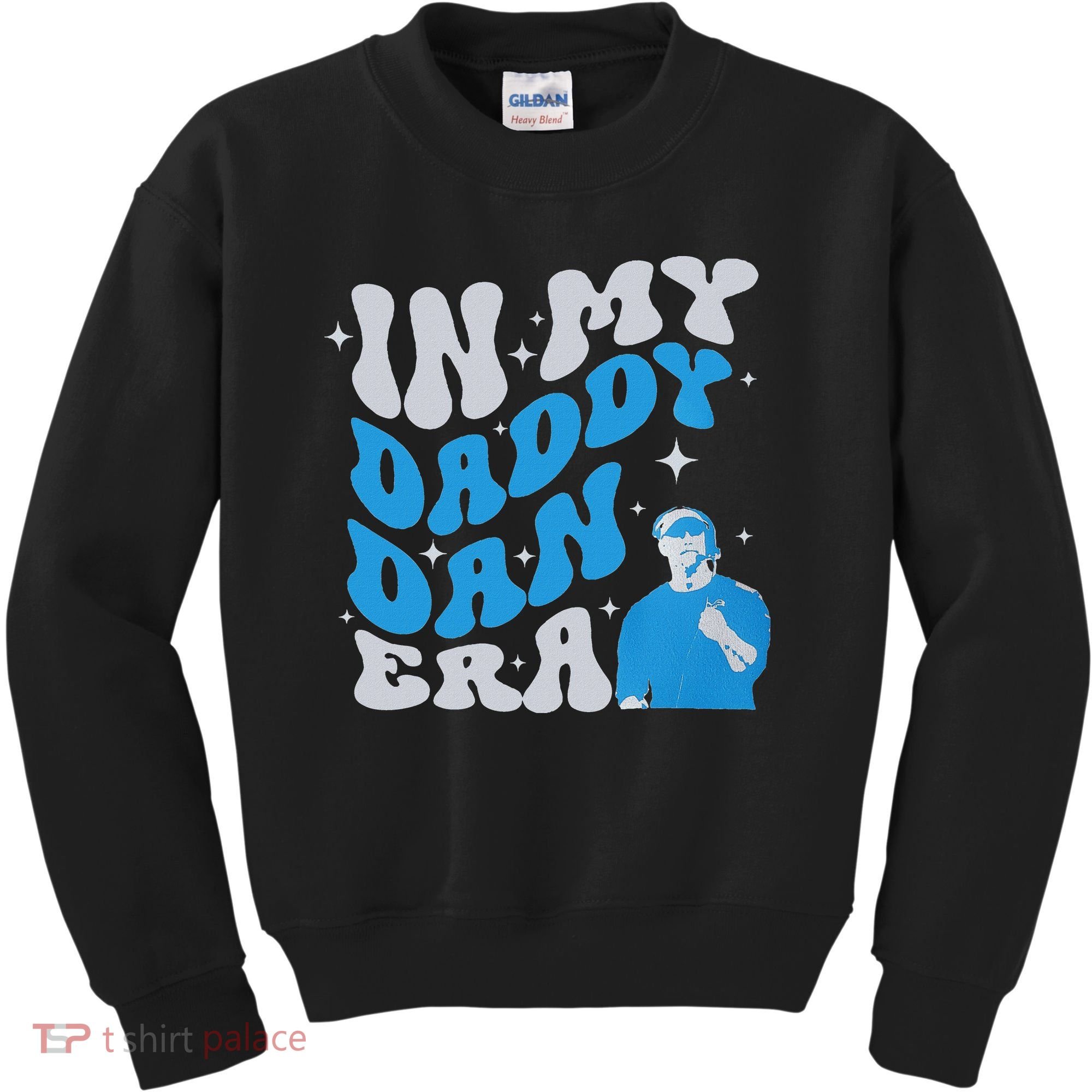 In My Daddy Dan Era Detroit Game Day Kids Sweatshirt