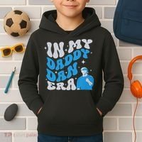 In My Daddy Dan Era Detroit Game Day Kids Hoodie thumb 2