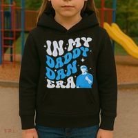 In My Daddy Dan Era Detroit Game Day Kids Hoodie thumb 3
