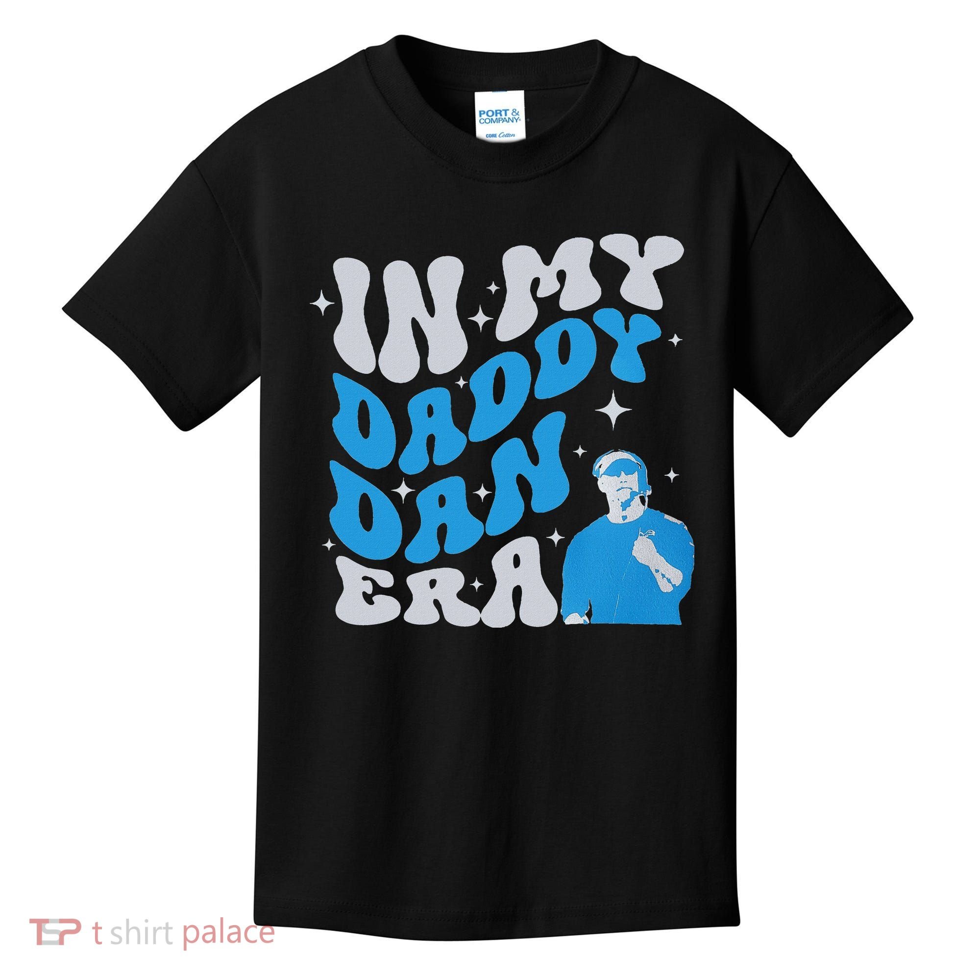 In My Daddy Dan Era Detroit Game Day Kids T-Shirt