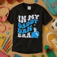 In My Daddy Dan Era Detroit Game Day Kids T-Shirt thumb 3
