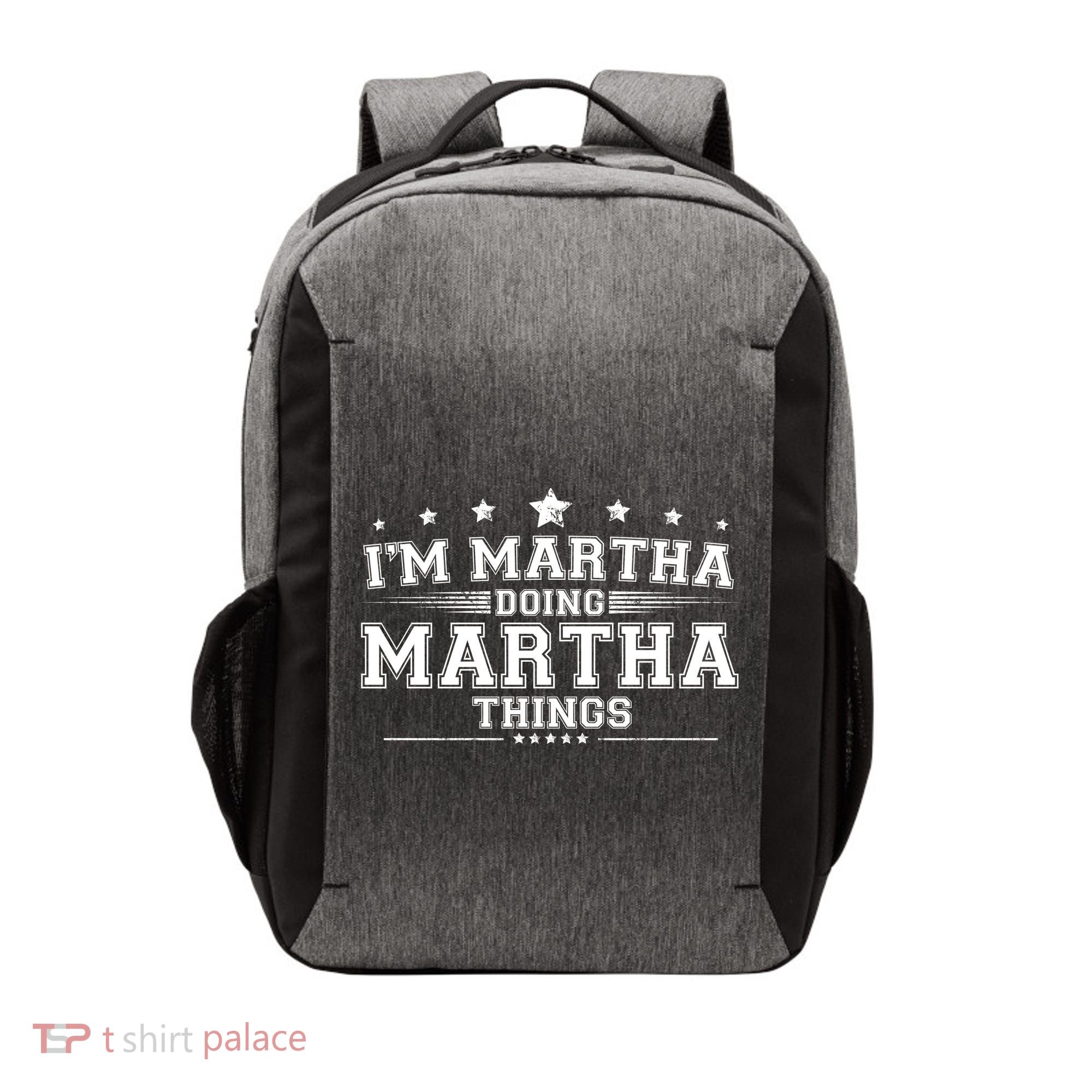 Im Martha Doing Martha Things Vector Backpack