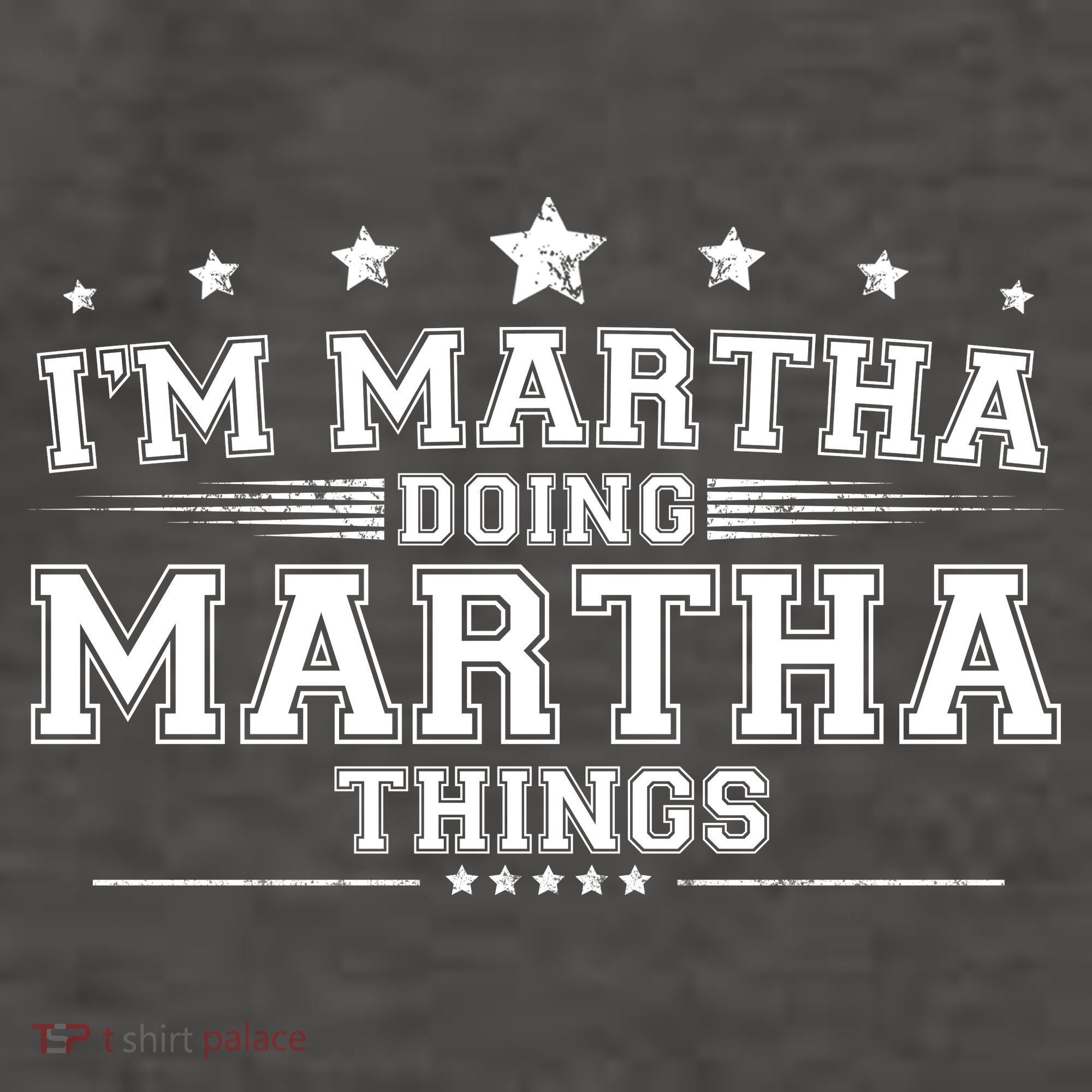 Im Martha Doing Martha Things Vector Backpack