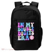 In My Double Digits Era 10 Year Old 10th Birthday Disco Backpack thumb 0