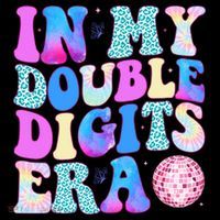 In My Double Digits Era 10 Year Old 10th Birthday Disco Coffee Mug thumb 5