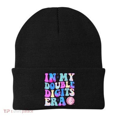 In My Double Digits Era 10 Year Old 10th Birthday Disco Beanie