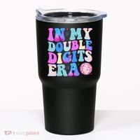In My Double Digits Era 10 Year Old 10th Birthday Disco Tumbler thumb 0