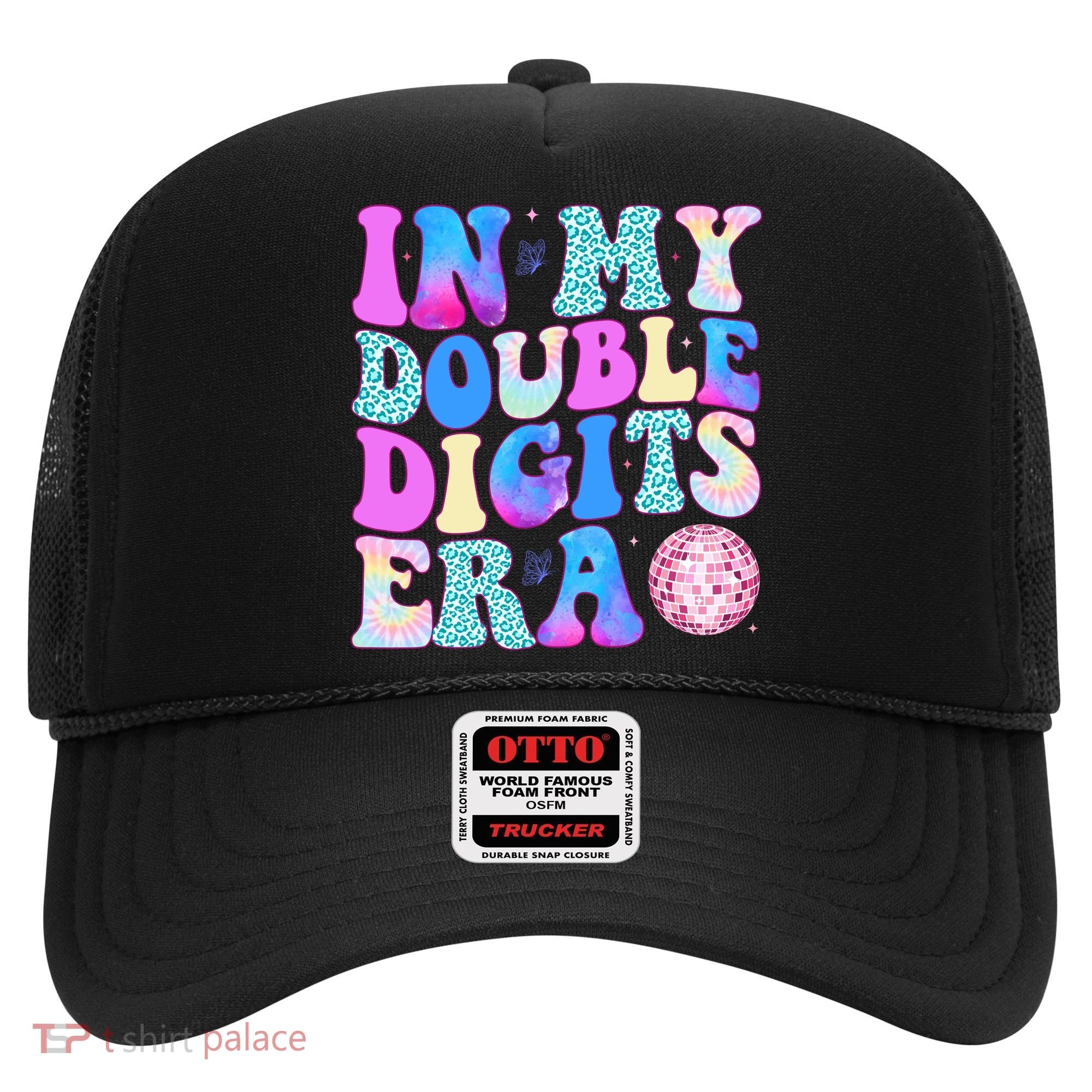 In My Double Digits Era 10 Year Old 10th Birthday Disco Hat