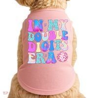 In My Double Digits Era 10 Year Old 10th Birthday Disco Doggie Tank thumb 0
