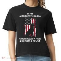 In My Darkest Hour When I Needed A Hand I Found A Paw Comfort Colors Boxy T-Shirt thumb 0