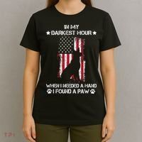 In My Darkest Hour When I Needed A Hand I Found A Paw T-Shirt thumb 4