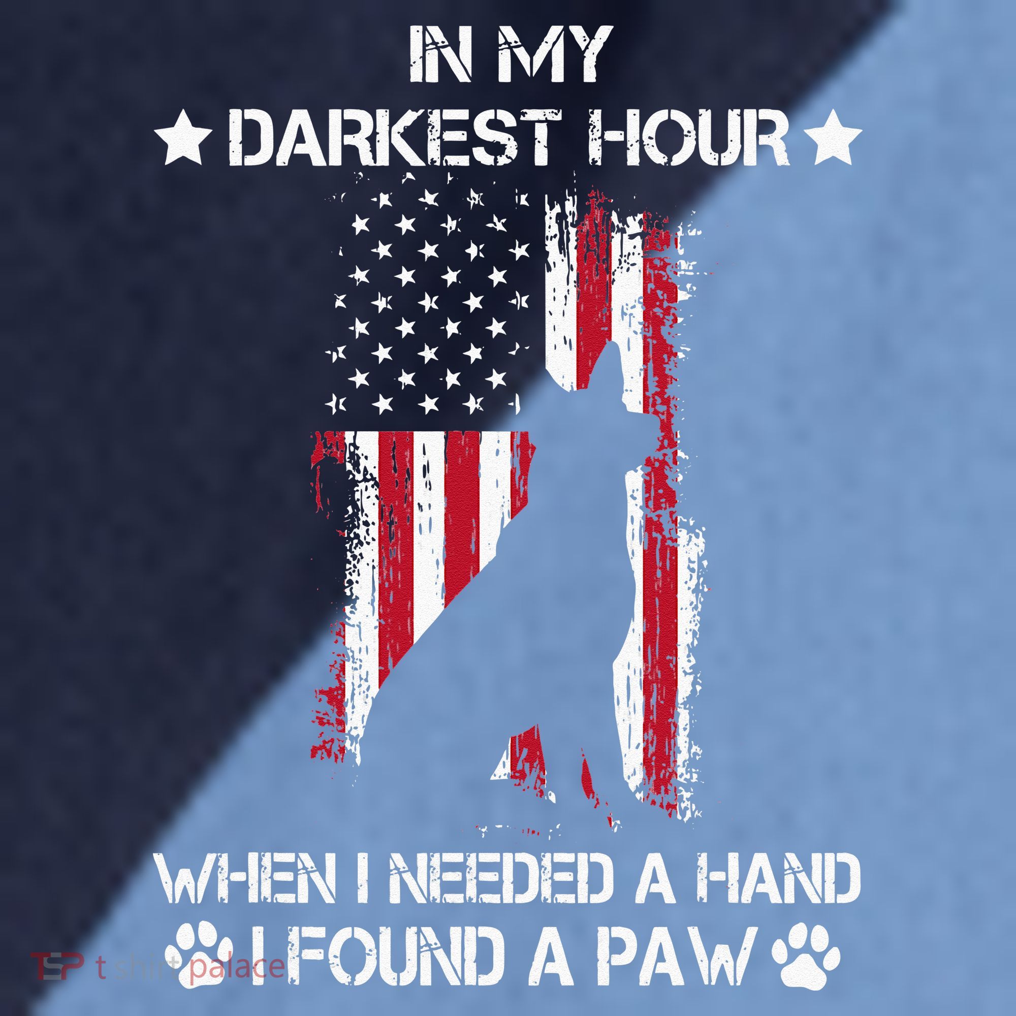 In My Darkest Hour When I Needed A Hand I Found A Paw Raglan Baseball Sleeve Shirt